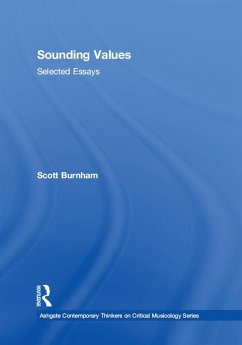 Cover Sounding Values (eBook, ePUB)
