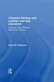 Closeted Writing and Lesbian and Gay Literature (eBook, ePUB)