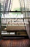 American Impersonal: Essays with Sharon Cameron (eBook, PDF)