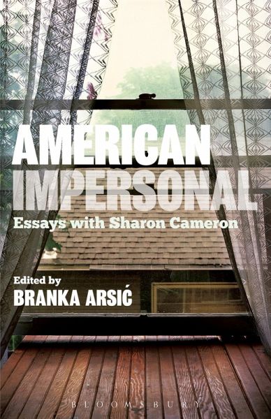American Impersonal: Essays with Sharon Cameron (eBook, ePUB)