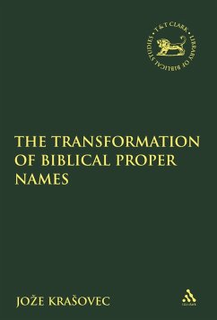 Cover The Transformation of Biblical Proper Names (eBook, PDF)