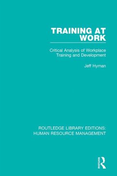 Training at Work (eBook, ePUB) - Hyman, Jeff