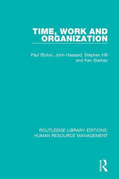 Cover Time, Work and Organization (eBook, PDF)