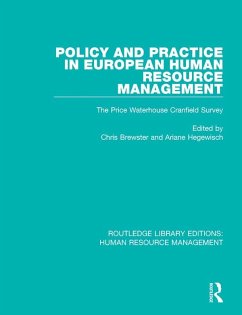 Policy and Practice in European Human Resource Management (eBook, PDF)