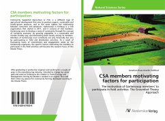 CSA members motivating factors for participation