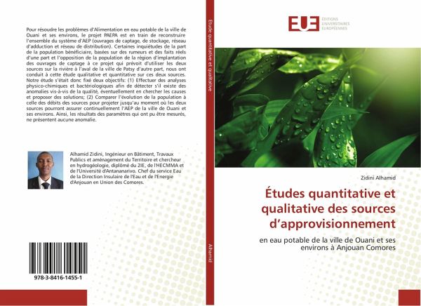 Études quantitative et qualitative des sources d'approvisionnement Études quantitative et qualitative des sources d'approvisionnement