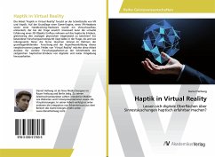 Haptik in Virtual Reality - Hellweg, Daniel