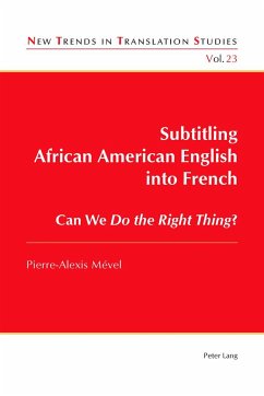 Subtitling African American English into French - Mével, Pierre-Alexis