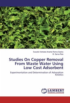 Studies On Copper Removal From Waste Water Using Low Cost Adsorbent