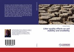 Litter quality effects on soil stability and erodibility