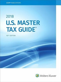 U.S. Master Tax Guide--Hardbound Edition (2018) - Cch Tax Law