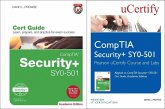 Comptia Security+ Sy0-501 Pearson Ucertify Course and Labs and Textbook Bundle