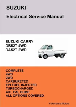 SUZUKI CARRY TRUCK Electrical Service Manual DB52T DA52T - Danko, James