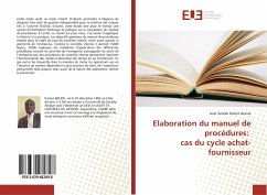 Elaboration du manuel de procédures: cas du cycle achat-fournisseur - Akesse, Anet Améah Robert
