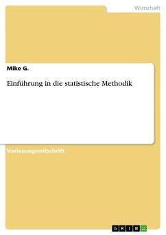 Einführung in die statistische Methodik (eBook, PDF)