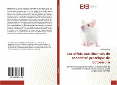 Les effets nutritionnels de concentré protéique de lactosérum - Hamed, Houda