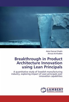 Breakthrough in Product Architecture Innovation using Lean Principals