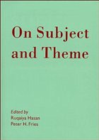 On Subject and Theme - Hasan, Ruqaiya / Fries, Peter H. (eds.)