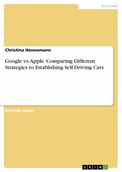 Google vs. Apple. Comparing Different Strategies to Establishing Self-Driving Cars (eBook, PDF)