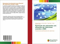 Remoção de poluentes em efluente de Laticínios usando o RBS - dos Santos Ritter, Vanessa Rita;Ritter, Filipe;Koetz, Paulo Roberto