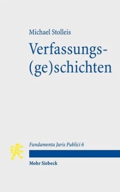 Verfassungs(ge)schichten - Stolleis, Michael