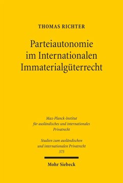 Parteiautonomie im Internationalen Immaterialgüterrecht (eBook, PDF) - Richter, Thomas