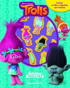 Cover Trolls. Historias animadas : libro con 10 figuritas