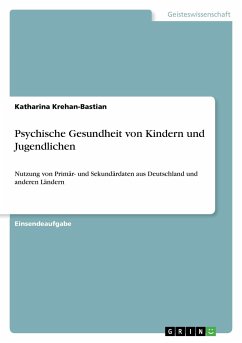 Psychische Gesundheit von Kindern und Jugendlichen - Krehan-Bastian, Katharina