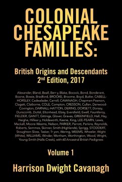 Colonial Chesapeake Families - Dwight Cavanagh, Harrison