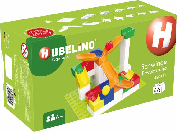 HUBELINO Kugelbahn Schwinge Erweiterung (46 -teilig) HUBELINO Kugelbahn Schwinge Erweiterung (46 -teilig)