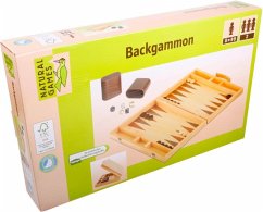 Image of Natural Games Backgammon 38 x 22 x 5 cm