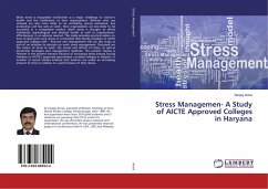 Stress Managemen- A Study of AICTE Approved Colleges in Haryana - Arora, Sanjay