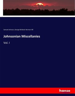Johnsonian Miscellanies Johnsonian Miscellanies
