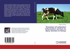 Provision of extension information services to dairy farmers in Kenya