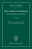 Über Schuld und Schuldarten