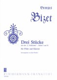 Drei Stücke aus den &quote;Arlésienne&quote;-Suiten Nr. 1 und Nr. 2, Flöte und Klavier