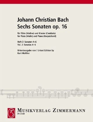 Sechs Sonaten op.16, Flöte (Violine) und Klavier (Cembalo) Sechs Sonaten op.16, Flöte (Violine) und Klavier (Cembalo)