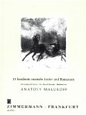 15 berühmte russische Lieder und Romanzen, Gesang und Gitarre 15 berühmte russische Lieder und Romanzen, Gesang und Gitarre