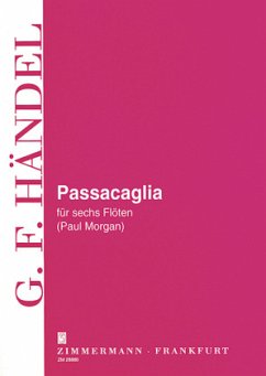 Passacaglia, 6 Flöten (Piccolo, 4 Flöten, Altflöte in G) - Händel, Georg Friedrich