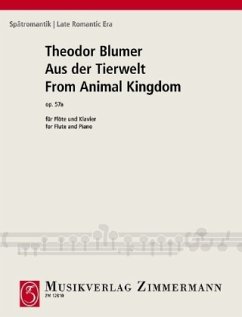 Cover Aus der Tierwelt op. 57a, Flöte und Klavier