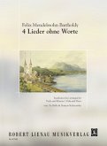4 Lieder ohne Worte 4 Lieder ohne Worte