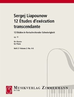 Cover 12 Etüden in fortschreitender Schwierigkeit