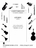 Grifftabelle für Gitarre Grifftabelle für Gitarre
