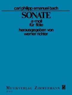 Cover Sonate a-Moll Wq 132, Flöte