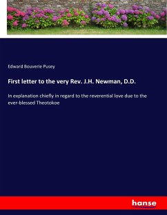 First letter to the very Rev. J.H. Newman, D.D.