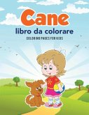 Cane libro da colorare