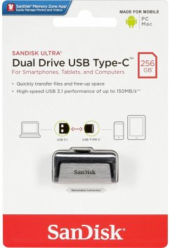 SanDisk Ultra Dual Drive 256GB Type-CTM USB SDDDC2-256G-G46