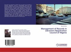 Management of Records in Librarians Registration Council of Nigeria