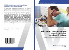 Effiziente Literaturauslese mittels gezielter Analysetechniken