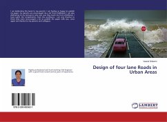 Design of four lane Roads in Urban Areas